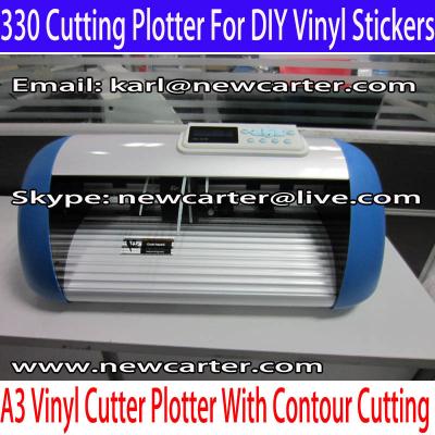 China 330 Vinyl Cutter Mini Cutting Plotter A3 Vinyl Sign Cutter Plotter Desktop Letter Cutter for sale