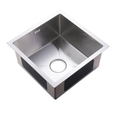 China Without Faucet Factory Outlet Under Counter Single Bowl 304 Stainless Steel Kitchen Sink Handcrafted for sale