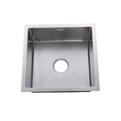 China Without Faucet High Quality Handmade Size 304 Stainless Steel Custom Black Kitchen Sink With Tray for sale