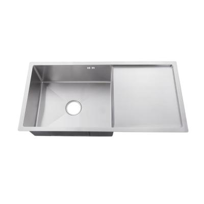 China Best Design 304 Stainless Steel Material Kitchen Faucet Handmade Multifunction Sink Without for sale