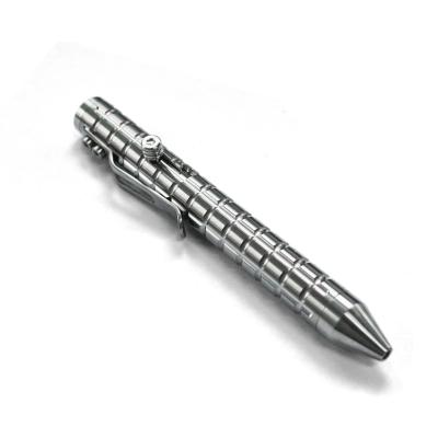 China New Light Weight Tensing Small Titanium Ballpoint Pens Bolt Action Pen EDC Pocket Clip for sale