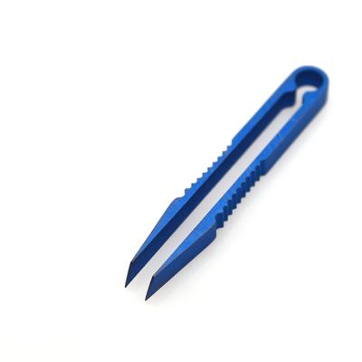 China Lightweight Durable Shine Removal Tweezers Precision Titanium Alloy For Women And Men for sale