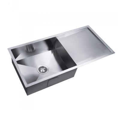 China Without Faucet OEM Customized Stainless Steel Bowl Foshan Single Kitchen Sink For Restaurant for sale