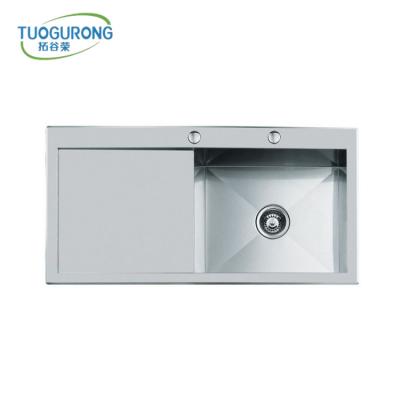 China Without Faucet Stainless Steel Kitchen Sink Filipino Sink For Hotel Accessories With Wholesale Price for sale