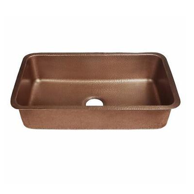 China Without Faucet Wholesale Pedestal Kitchen Sink Cheap Copper Basin Copper Sinks for sale