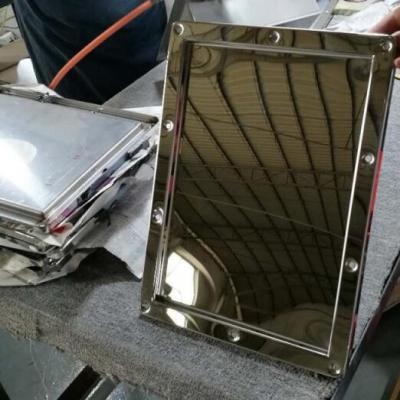 China Bathroom Mirror Stainless Steel Framed Mirror for sale