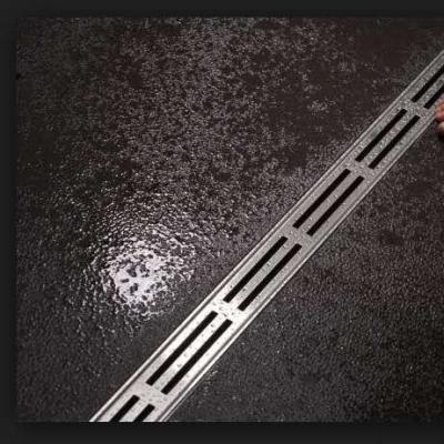 China Modern Customize 304 Stainless Steel Linear Bathroom Floor Drain Shower Long Drain for sale