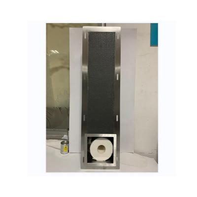 China Modern Built-in Stainless Steel Tissue Storage Cabinet Toilet Paper Storage Rack for sale