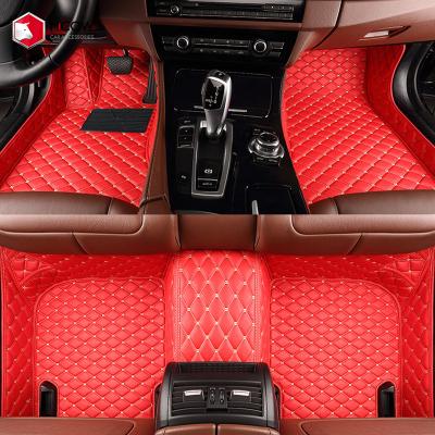 China Non Skid China Car Accessories PU Leather Car Floor Mats / Low Price Car Mat / Used Car Mat Pad For Honda for sale