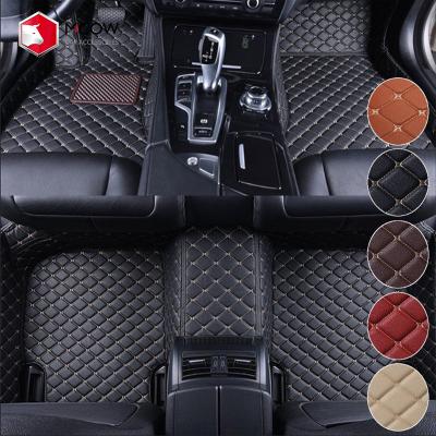 China Non Skid 2021 Custom Color Full Set Car Floor Mats Leather 5D Car Floor / Foot Mats With Good Price for sale