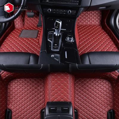 China Non Skid China Mcow High Quality Durable Customized 5D Leather Car Floor Mats Car Carpet for sale