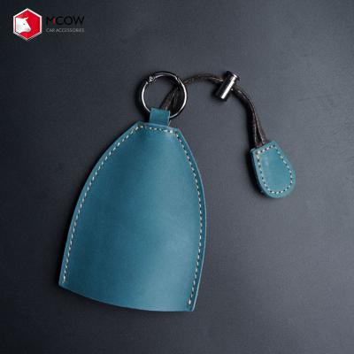 China Brief & Simple Car Accessories Factory Supply Mcow Color Car Key Holder Goods Key Bag Wallet Universal Leather General Use For Men And Women for sale