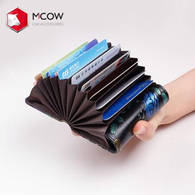 China Waterproof Hot Sales High Quality Genuine Leather Card Holder Women Purse Wallet For Gift for sale