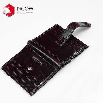 China Fashion Credit Card Holder High Quality Personal Genuine Leather Travel Slim Small Men's Multiple Wallet for sale