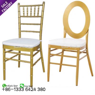 China Contemporary gold chivalry chairs for wedding for sale