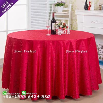 China Hot Selling Oilproof Color Optional Minimalist Party Tablecloth Round Table for sale