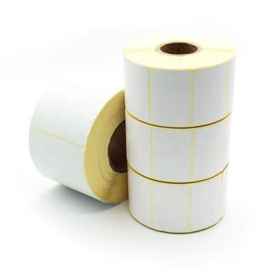 China Heat Sensitive High Quality Manufacturers Direct Sales 500 Lables / Roll 60*80mm White Direct Thermal Sticker Label for sale