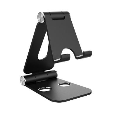 China Portable Adjustable Aluminum Desktop Cell Phone Foldable Stand with 3mm Material Thickness for Mobile Phone and Tablet for sale