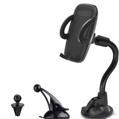 China Firmly Stable Car Phone Mount Windshield, Universal Long Arm Clamp Dashboard and Air Vent with Strong Suction Cup Cell Phone Holder for sale