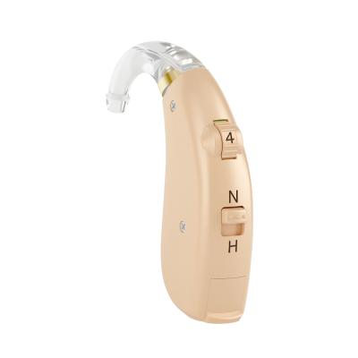 China Improve Economical BTE Hearing Sound Amplifier Powerful For Severe Loss Professional Hearing Clinic Cheap Analog Hearing Aid for sale