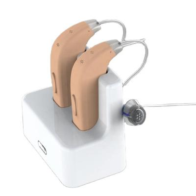 China Improve Hearing Aid+Bluetooth Ear Phone Blue-tooth TWS TWS With All Smart Phone Switch Automatically To Music AMF BLE Hearing Amplifier for sale