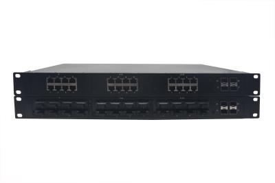 China Low Power 28 Port Unmanaged Industrial Ethernet Switch Single Power Input for sale