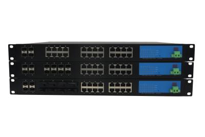 China Full Gigabit Unmanaged Industrial Ethernet Switch 28 Port Full / Half Duplex Mode for sale