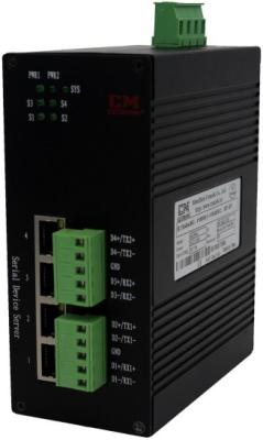 China 1.2Gbps Bandwidth Industrial Serial Server / RS-485 To TCP / IP Serial Server for sale