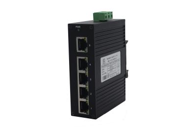 China Compact 5 Port Unmanaged Ethernet Switch , Din Rail Gigabit Ethernet Switch for sale