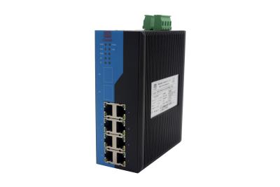 China 10 Port Industrial Managed Poe Switch , Light Ring Outdoor Poe Switch for sale