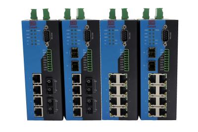 China Serial manejado Modbus montado en la pared del interruptor de Ethernet del puerto serie al dispositivo de Ethernet en venta