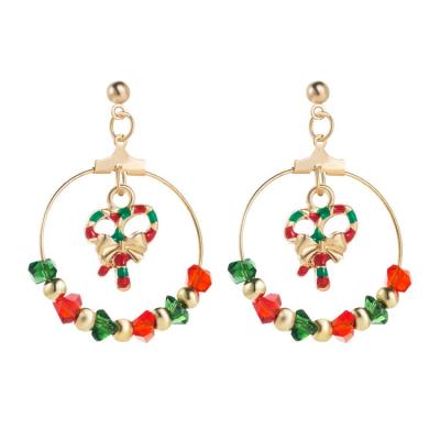 China Wholesale Cartoon Santa Bells Christmas Drop Earrings High Quality Women Girl Christmas Earring Gifts Jewelry for sale