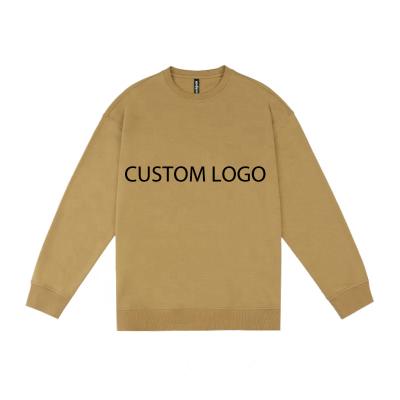 China 100% Cotton Anti-Wrinkle Oversize Men's Women's Crewneck Sweatshirts Pullover Pullover Sublimation Long Sleeve Hoodies Wholesale For Hot Printing for sale