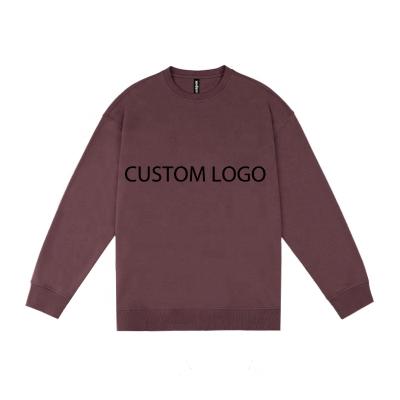 China 100% Cotton Anti-Wrinkle Oversize Men's Women's Crewneck Sweatshirts Pullover Pullover Sublimation Long Sleeve Hoodies Wholesale For Hot Printing for sale