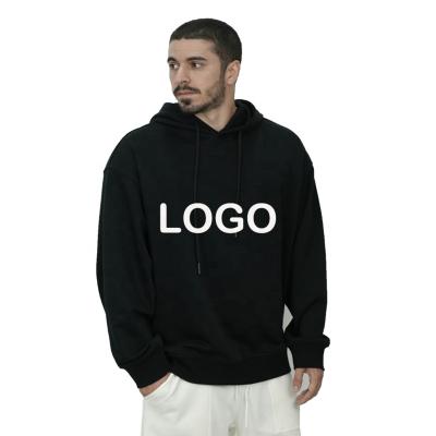 China Popular Custom Pullover Hoodies Anti-Wrinkle Heavyweight Men's Clothing Factory Hoodie Oversized Men's Sweatshirt 100% Cotton for sale