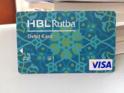 China Plastic Debit Card / VISA Smart Card with Secured VISA Hologram Label for sale