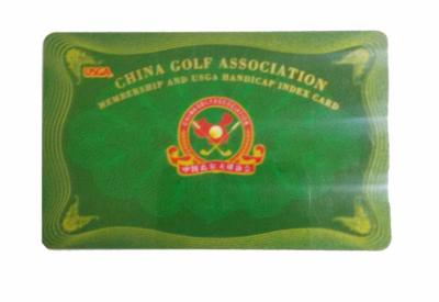 China Magstripe Cards  / Plastic Membership Cards for Golf Association Member for sale