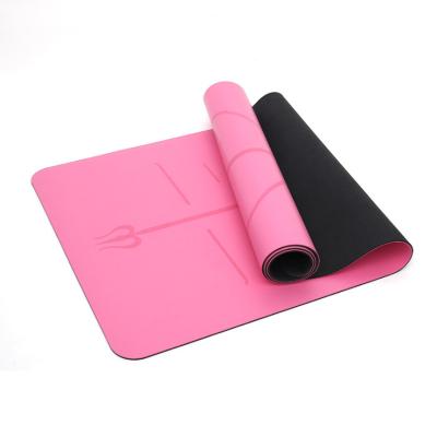 China BSM Factory Price Eco-friendly / Soft / Non-slip Leather Yoga Mat From BSM Factory Price PU Natural Rubber for sale