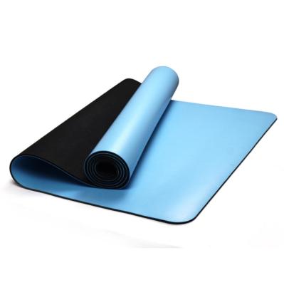 China Hot Selling Comfortable Eco-Friendly Non Slip Yoga Mat Customized Logo Of PU Natural Rubber 5mm for sale