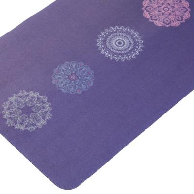 China Anti Slip Suede Natural Rubber Environmental Protection Yoga Mat Non Slip Harmless for sale