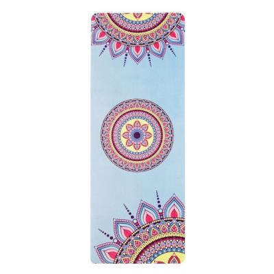 China Yoga Mat Square Foldable Luxury Outdoor Yoga Rubber Mat Soft/Non-Slip Suede for sale