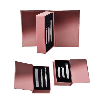 China Double open box Gradient gift sets double door open nail clipper file kit manicure & pedicure tool sets professional box for Christmas for sale