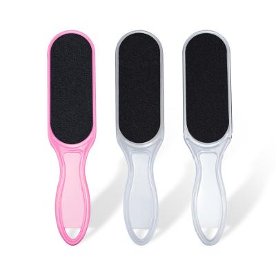 China Light weight PS plastic handle pink file professional foot scrub pedicure foot rasp callus remover foot file for sale