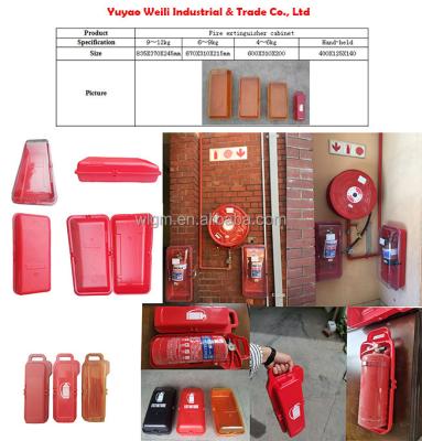 China Large Quality Fire Protection Device Fire Extinguisher Outdoor Fire Extinguisher Cabinet 9kg Boxed Storage for sale