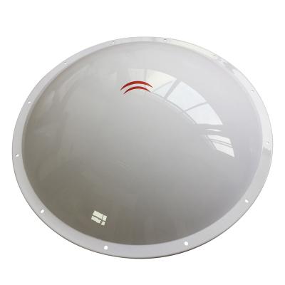 China Hot Sale Long Lifespan Ningbo Yuyao Vacuum Forming White Communication Radome Supplier Custom Radome 4g Antena Radome for sale