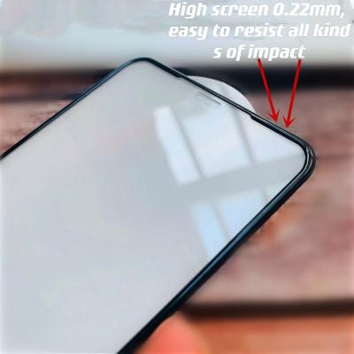 China Anti Scratch Anti Peep Spy Tempered Glass Screen Protector For iPhone 11 Pro Max For iPhone 12 Black Shrak Preview Airbagg 0.2mm for sale