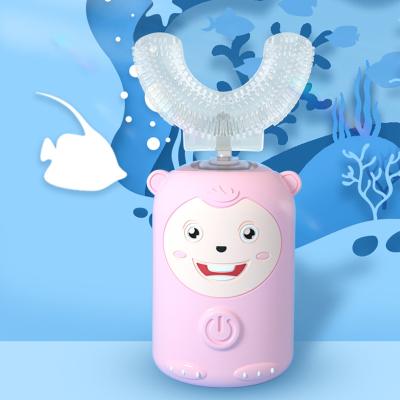 China 2022 New Arrival Kids Soft Kids Shape Custom Sonic Electric Automatic Silicone 360 ​​U Baby for sale