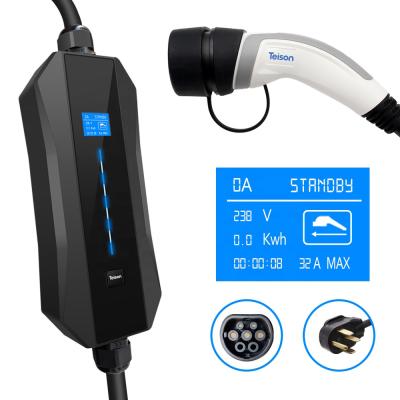 China Teison electric cars smart ev charger IEC 62196-2 portable ev plug level 2 32A TS-PEC-002 for sale