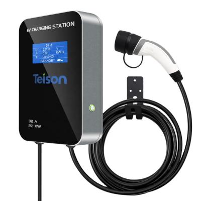 China Teison 22kw home ev charging station wall mounted china for ev car TS-EVC22-001 for sale