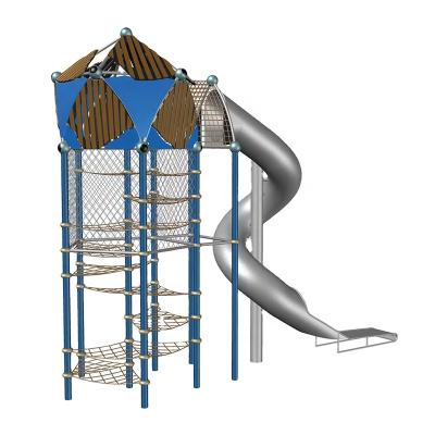 China High quality outdoor kids climbing safety rope play tower climbing net playground for sale for sale